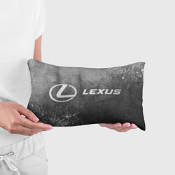 Подушка-антистресс Lexus - grey gradient по-горизонтали, цвет: 3D-принт — фото 2