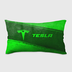 Подушка-антистресс Tesla - green gradient по-горизонтали, цвет: 3D-принт