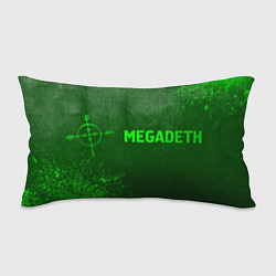 Подушка-антистресс Megadeth - green gradient по-горизонтали, цвет: 3D-принт