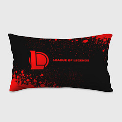 Подушка-антистресс League of Legends - red gradient по-горизонтали, цвет: 3D-принт