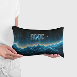 Подушка-антистресс ACDC логотип ледяной с молнией, цвет: 3D-принт — фото 2