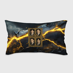 Подушка-антистресс Astro в золотой рамке, цвет: 3D-принт