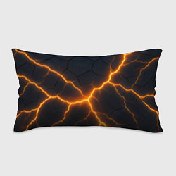 Подушка-антистресс Молнии и черные плиты, цвет: 3D-принт