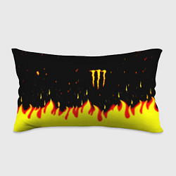 Подушка-антистресс Monster energy fire steel, цвет: 3D-принт