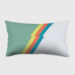 Подушка-антистресс Рок молния Боуи весенняя палитра, цвет: 3D-принт