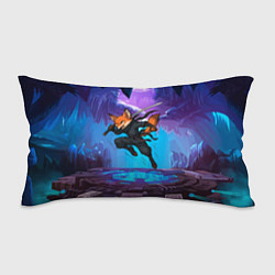 Подушка-антистресс Лис ниндзя в прыжке, цвет: 3D-принт