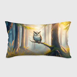 Подушка-антистресс Сова в мрачном лесу, цвет: 3D-принт