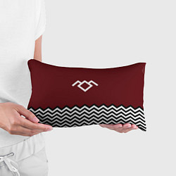 Подушка-антистресс Твин Пикс - лого, цвет: 3D-принт — фото 2