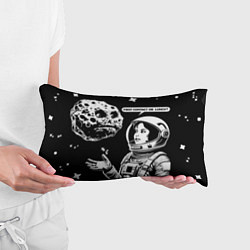 Подушка-антистресс Космонавт и астероид, цвет: 3D-принт — фото 2