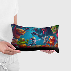 Подушка-антистресс Кошмарный сон Тома - нейроарт фантазия, цвет: 3D-принт — фото 2