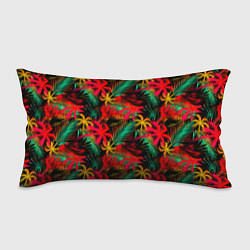 Подушка-антистресс Palm yellow red, цвет: 3D-принт