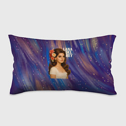 Подушка-антистресс Lana Del Rey с цветами в волосах, цвет: 3D-принт