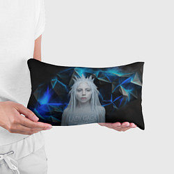 Подушка-антистресс Леди Гага стиль снежной королевы, цвет: 3D-принт — фото 2
