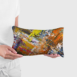 Подушка-антистресс Живая Абстракция: Поток Цветов и Форм в Постоянном, цвет: 3D-принт — фото 2