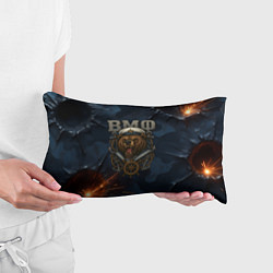 Подушка-антистресс ВМФ агрессивный медведь, цвет: 3D-принт — фото 2