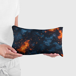 Подушка-антистресс Синий камуфляж с искрами, цвет: 3D-принт — фото 2