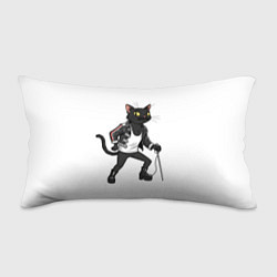 Подушка-антистресс Кот - Фредди Меркьюри, цвет: 3D-принт