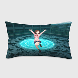 Подушка-антистресс Радостная Сиратори Айра в прыжке, цвет: 3D-принт