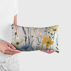 Подушка-антистресс Цветы полевые, цвет: 3D-принт — фото 2