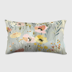 Подушка-антистресс Цветы и цветочки, цвет: 3D-принт