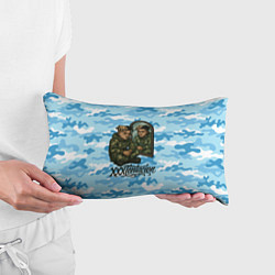 Подушка-антистресс XXXTentacion сидит рядом с зеркалом, цвет: 3D-принт — фото 2