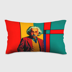 Подушка-антистресс Эйнштейн поп-арт, цвет: 3D-принт