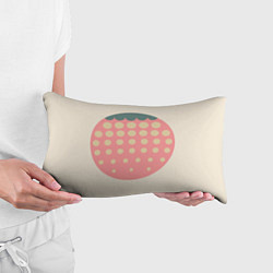 Подушка-антистресс Big strawberry retro dusty, цвет: 3D-принт — фото 2