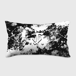 Подушка-антистресс Doom краски всплеск белые, цвет: 3D-принт