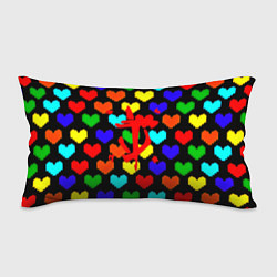 Подушка-антистресс Doom love pixel pattern, цвет: 3D-принт