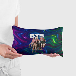 Подушка-антистресс BTS фотосессия на диване, цвет: 3D-принт — фото 2