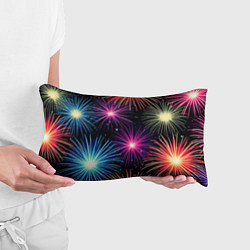 Подушка-антистресс Стилизованный праздничный салют, цвет: 3D-принт — фото 2