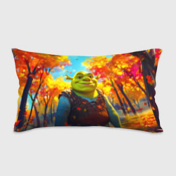 Подушка-антистресс Шрек осенний фон, цвет: 3D-принт