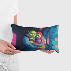 Подушка-антистресс Шрек и Фиона в обнимку, цвет: 3D-принт — фото 2