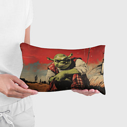 Подушка-антистресс Шрек на фоне природы, цвет: 3D-принт — фото 2