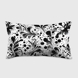 Подушка-антистресс Кляксы и растения - нейроарт паттерн, цвет: 3D-принт