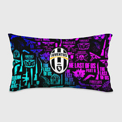 Подушка-антистресс Одни из нас x ювентус неон паттерн, цвет: 3D-принт
