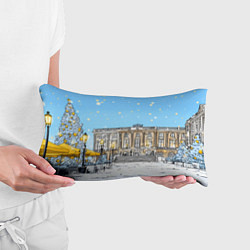Подушка-антистресс Новогодний день в Москве, цвет: 3D-принт — фото 2