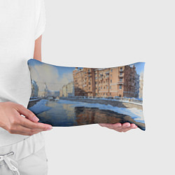 Подушка-антистресс Зимний Санкт-Петербург, цвет: 3D-принт — фото 2