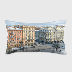 Подушка-антистресс Зимняя улица Питера, цвет: 3D-принт