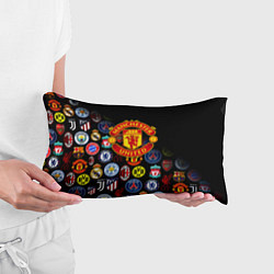 Подушка-антистресс Манчестер логотипы команд, цвет: 3D-принт — фото 2