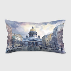 Подушка-антистресс Санкт-Петербург зимний город, цвет: 3D-принт