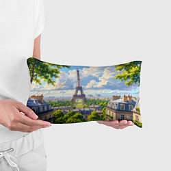 Подушка-антистресс Эйфелева башня в сердце Парижа, цвет: 3D-принт — фото 2