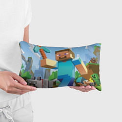 Подушка-антистресс Minecraft World, цвет: 3D-принт — фото 2