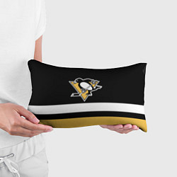 Подушка-антистресс Pittsburgh Penguins: Black, цвет: 3D-принт — фото 2