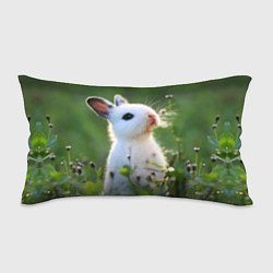 Подушка-антистресс Кролик малыш на лужайке, цвет: 3D-принт