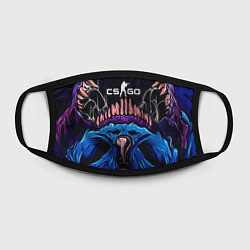 Маска для лица CS:GO Hyper Beast Skin, цвет: 3D-принт — фото 2