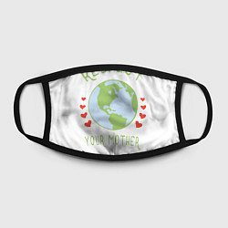 Маска для лица Respect Earth, цвет: 3D-принт — фото 2