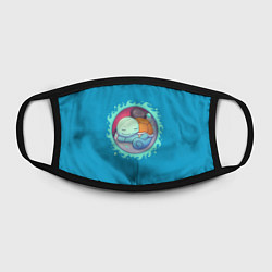 Маска для лица Сквиртл спит, цвет: 3D-принт — фото 2