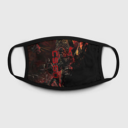 Маска для лица CS GO SPECIAL OPERATION RED ALERT SKIN КС ГО КРАСН, цвет: 3D-принт — фото 2