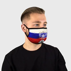 Маска для лица Российский футбол, цвет: 3D-принт